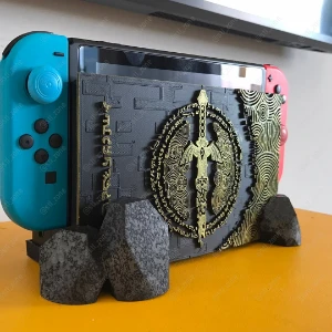 Nintendo Switch Dock Zelda  - suporte para console stl 3d - Outros