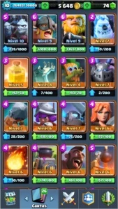 Conta Clash Royale - Arena 11 - 3800 troféus