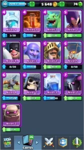 Conta Clash Royale - Arena 11 - 3800 troféus