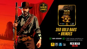 350 Gold Bar Para Red Dead Redemption Online + Brindes - Red Dead Online