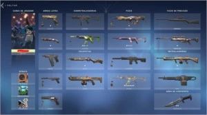 valorant com vandal origem e faca saqueadora + conta lol
