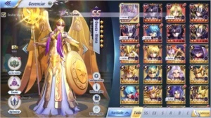 Conta Rank Lendário Saint Seiya Servidor A6 Aries - Saint Seiya Awakening SSA