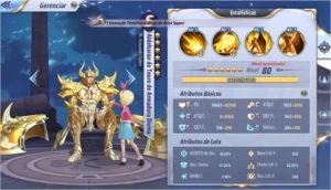 Conta Rank Lendário Saint Seiya Servidor A6 Aries - Saint Seiya Awakening SSA