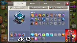 Centro de Vila 13 - Clash of Clans