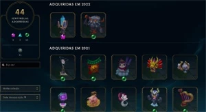 Conta 2017 Diamante 3 300 skins e muito mais - League of Leg - League of Legends LOL