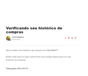 CONTA VALORANT DIAMANTE 1 COM MUITAS SKINS!!! o.O