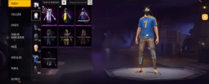 Conta de free fire de 6 anos muito rara