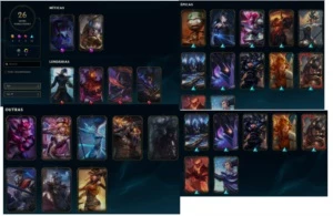 Conta Platina 3, Skins Prestígio, Gemas e mais - League of Legends LOL