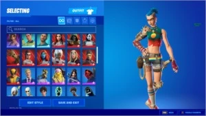 CONTA COM WILDCAT E 100+ OUTRAS SKINS - Fortnite