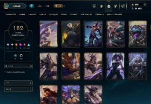 Conta de LOL criada em 2011- Skin Vitoriosa desde a season 2 - League of Legends