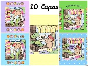 Bobbie Goods + 10 Capas para Colorir - Arquivo Digital - eBooks