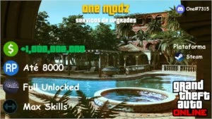 GTA V dinheiro, level habilidades e unlock
