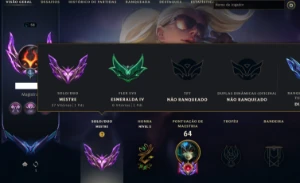 Conta Lol Mestre Handlvl Season 5 - League of Legends