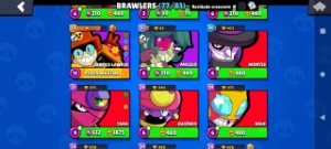 Conta Brawl 32k 77 Personagens - Brawl Stars