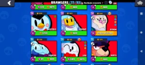 Conta Brawl 32k 77 Personagens - Brawl Stars