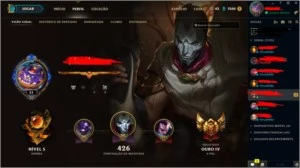 Conta GOLD 3 com varias skins - League of Legends LOL