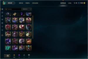 Conta GOLD 3 com varias skins - League of Legends LOL