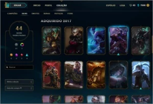 Conta GOLD 3 com varias skins - League of Legends LOL