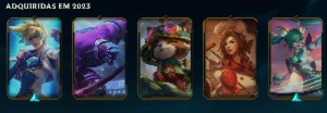 Conta League of Legends – 82 skins LOL