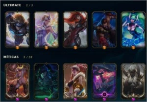 Conta de LOL, PLAT IV,  quase tods skins - League of Legends
