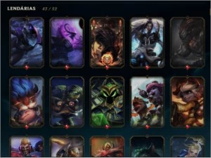 Conta de LOL, PLAT IV,  quase tods skins - League of Legends