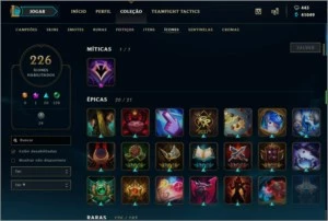Conta de LOL, PLAT IV,  quase tods skins - League of Legends
