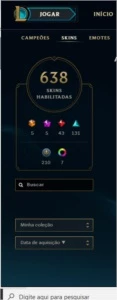 Conta de LOL, PLAT IV,  quase tods skins - League of Legends
