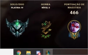 Conta de LOL, PLAT IV,  quase tods skins - League of Legends