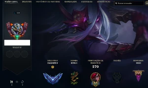 Conta League Of Legends Diamante 2 com Skins LOL