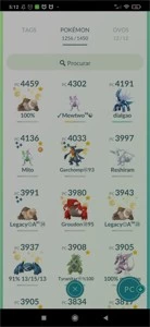 Continha lv 43 com Go fest jogada - Pokémon
