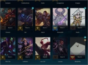 CONTA PLAT 1 75 PdL - 47% WR - 41 Campeões - League of Legends LOL