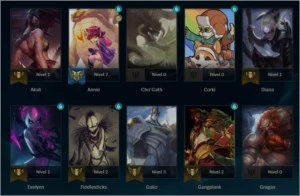CONTA PLAT 1 75 PdL - 47% WR - 41 Campeões - League of Legends LOL