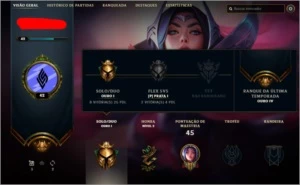 CONTA LEAGUE OF LEGENDS OURO LOL