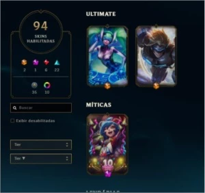Conta lol - criada em 2015 - League of Legends