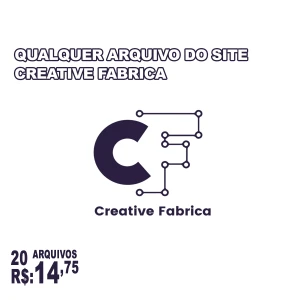 Baixamos Qualquer Arquivo do Site da Creative Fabrica - Premium