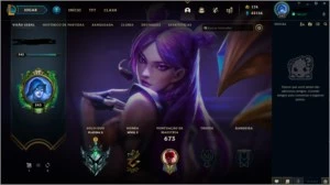 CONTA LOL PLATINA II - League of Legends