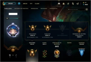 Conta ouro 3 com TODOS os champs e 102 skins - League of Legends LOL