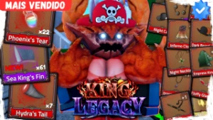 🥇 Contas King Legacy Level Máximo (Roblox) 🥇