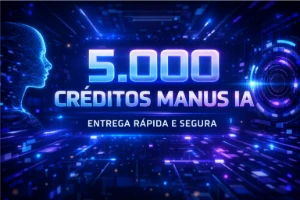 5.000 Créditos Manus Ia – Entrega Rápida E Segura - Premium