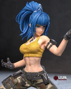 Azerama - King of Fighters - Leona Heidern - 3D STL - Outros