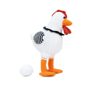 Galinha com Ovos Decorativos em Amigurumi - Artesanato e Personalizados