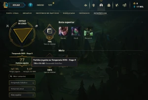 Conta Diamante 4 iv 17K Ea - League of Legends LOL