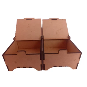 Kit Caixa de mdf com tampa, caixinha tipo porta treco 9x9 - Artesanato e Personalizados