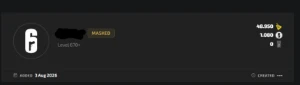 Conta Rainbow Six 10 Anos, Level 670+, Varias Inverno Sombri