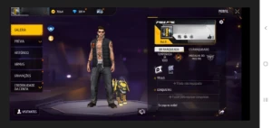Conta de free Fire nível 8 com 300 diamante e com Alok