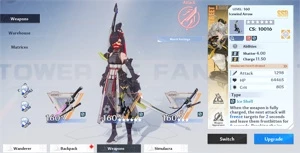 Conta tower of fantasy Nvl 80 + 60K Fc + Team Ice 19K - Outros