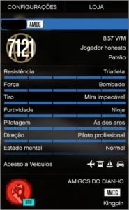 CONTA BILIONARIA GTA 5 ON PC LEVEL 7121