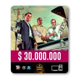 Dinheiro GTA V Online - 30 milhões para PC