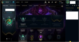 CONTA SMURF PLAT 3 LOL - League of Legends