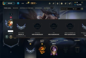 Prata 4 com 65 Champs e 32 Skins